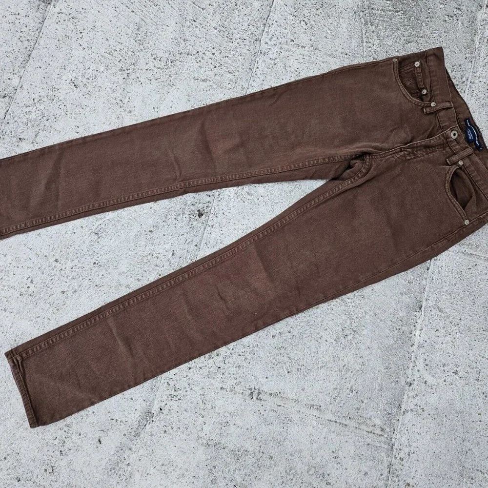 Ralph Lauren Sport Women Jeans Brown Cotton Denim Slim Jeans Size 28 - Picture 2 of 9